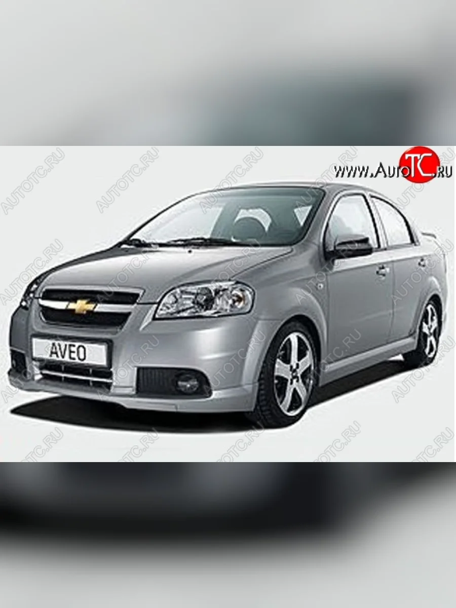 Пороги накладки CT v2 Chevrolet Aveo T250 седан рестайлинг (2006-2011) (Неокрашенные)  в Самаре Самарской области
