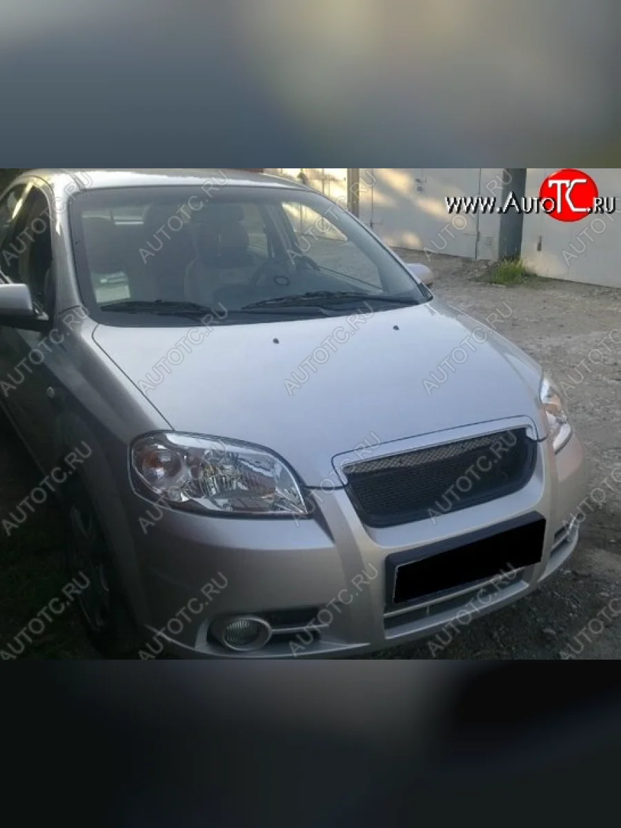 Решётка радиатора CT Chevrolet Aveo T250 седан рестайлинг (2006-2011) (Неокрашенная)  в Самаре Самарской области