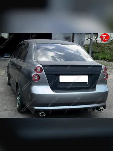 Лип спойлер CT Chevrolet Aveo T200 седан (2003-2008)