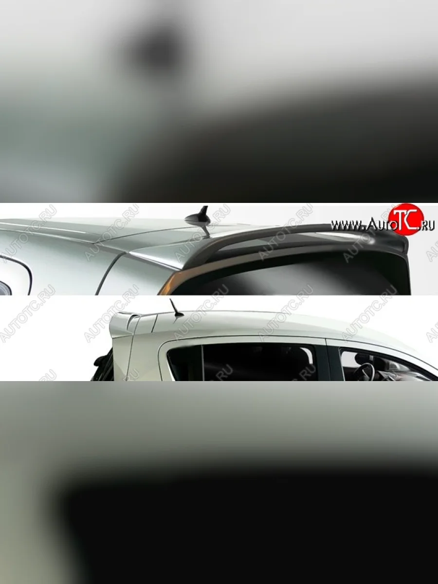 Спойлер CT Chevrolet Aveo T300 хэтчбек (2011-2015) (Неокрашенный)  в Керчи Республика Крым
