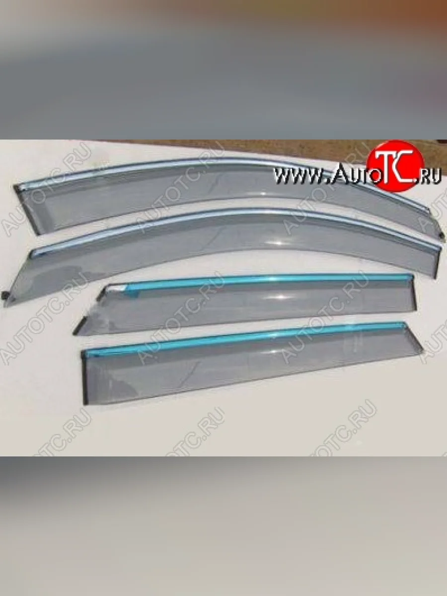 Комплект дефлекторов окон (ветровиков) 4 шт. СТ JAC S5 дорестайлинг (2013-2019)  в Керчи Республика Крым