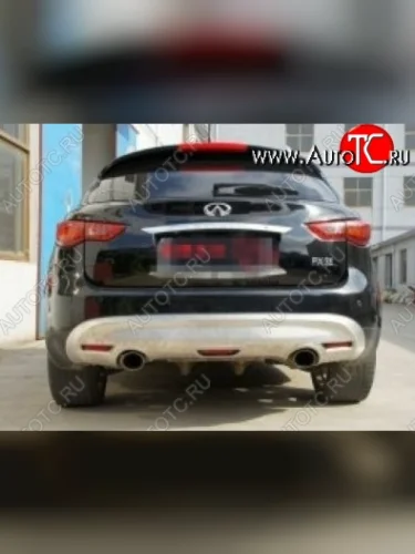 Накладка на задний бампер CT INFINITI FX35 S50 дорестайлинг (2002-2005)