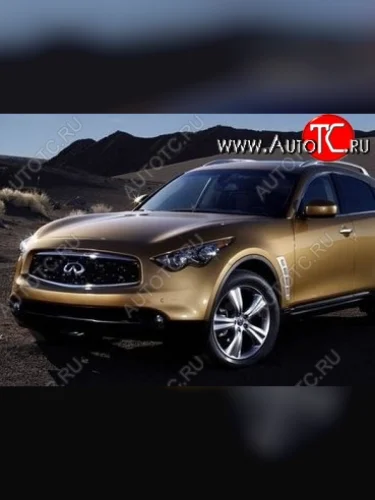 Накладка на передний бампер CT INFINITI FX35 S50 дорестайлинг (2002-2005)