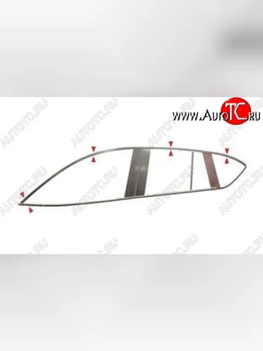 Накладки на двери СТ Chevrolet Captiva 2-ой рестайлинг (2013-2016)