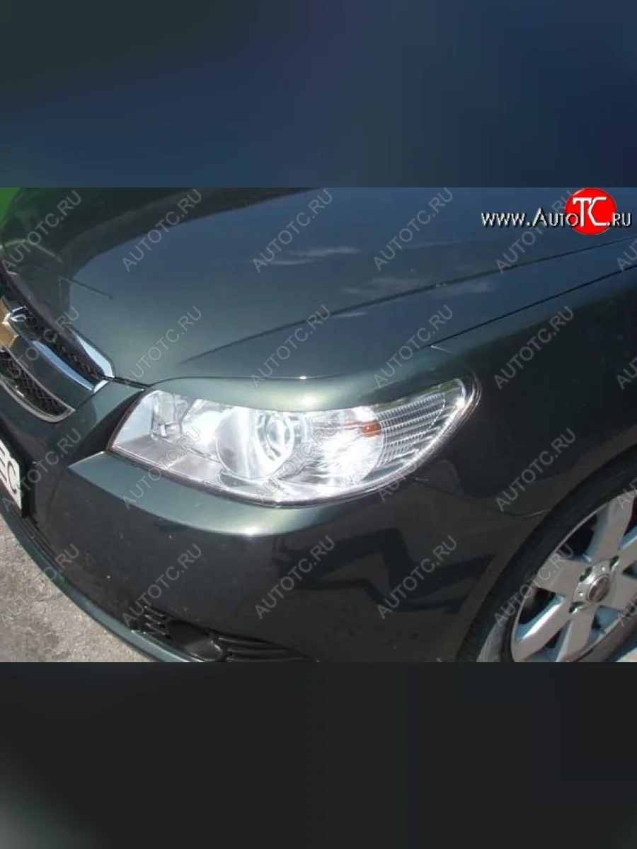 Реснички на фары CT Chevrolet Epica V250 (2006-2012) (Неокрашенные)  в Керчи Республика Крым