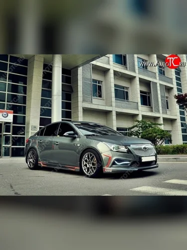 Передний бампер CT Chevrolet Cruze J308 универсал рестайлинг (2012-2015)