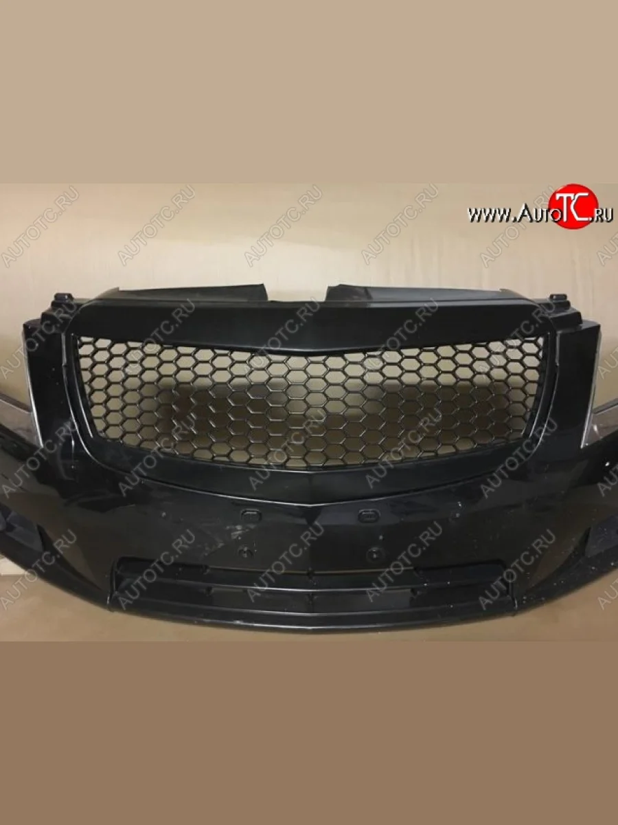 Решётка радиатора RS - Style Chevrolet Cruze J300 седан дорестайлинг (2009-2012) (Неокрашенная)  в Самаре Самарской области