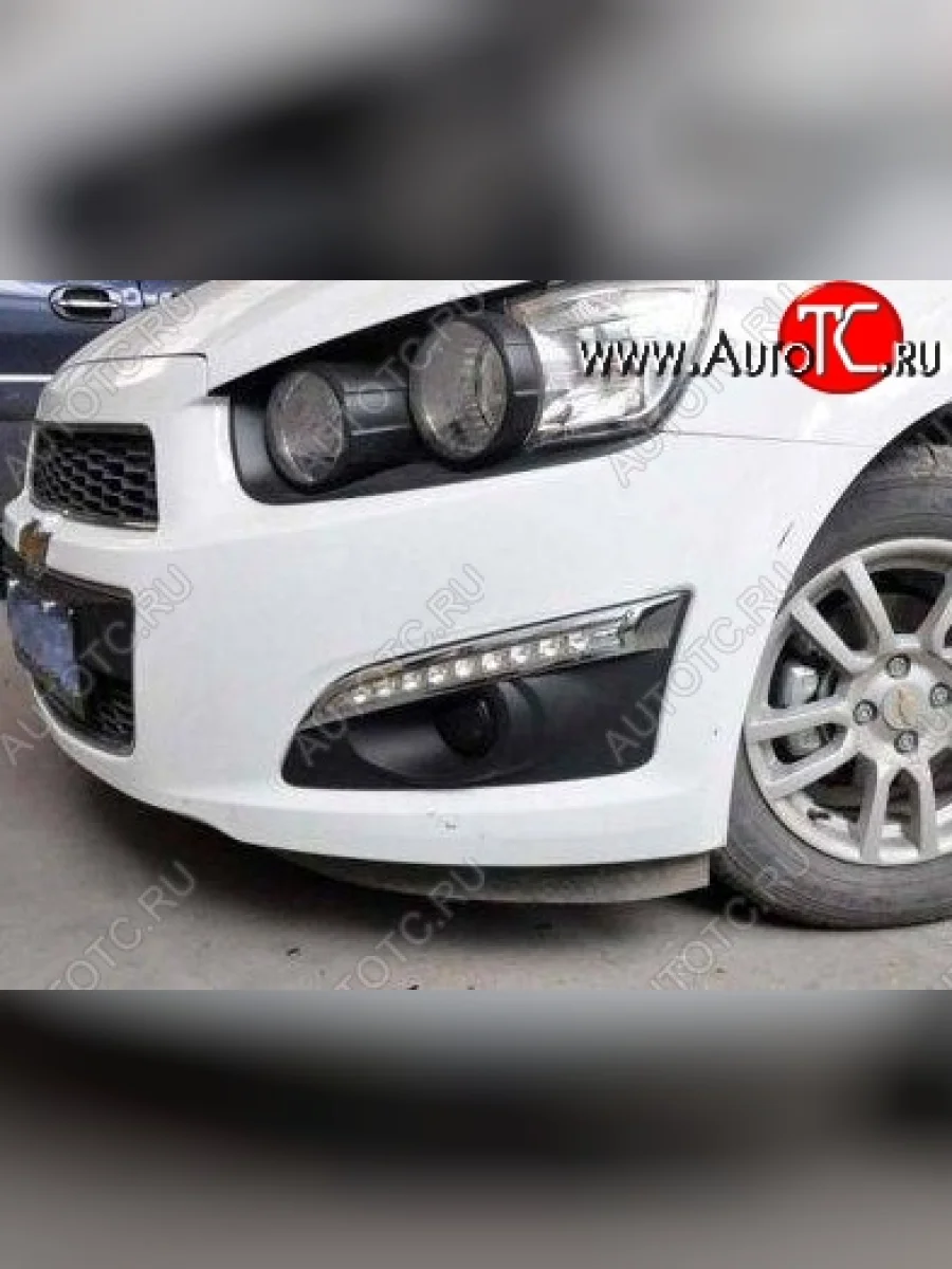 Дневные ходовые огни СТ Chevrolet Aveo T300 хэтчбек (2011-2015)  в Керчи Республика Крым
