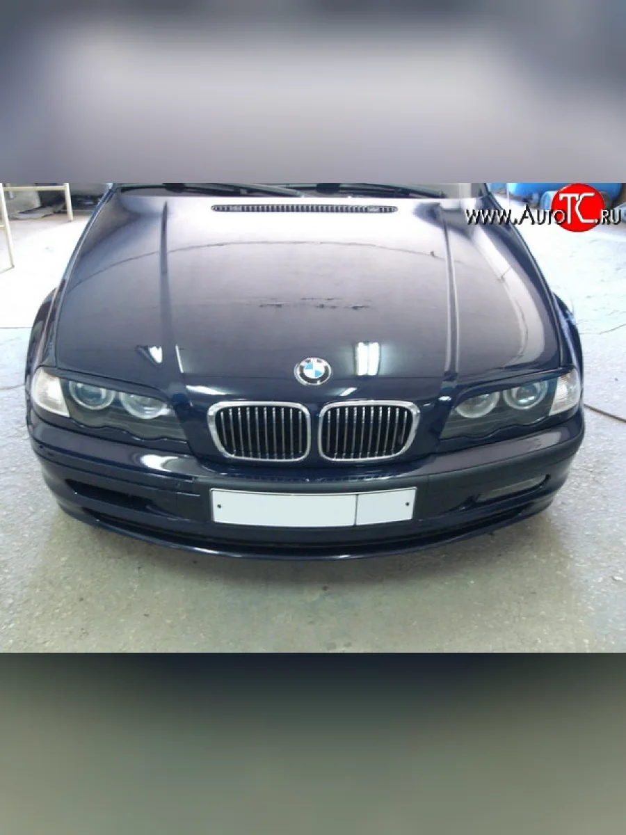 Реснички CarZone BMW 3 серия E46 седан дорестайлинг (1998-2001) (Неокрашенные)  в Самаре Самарской области