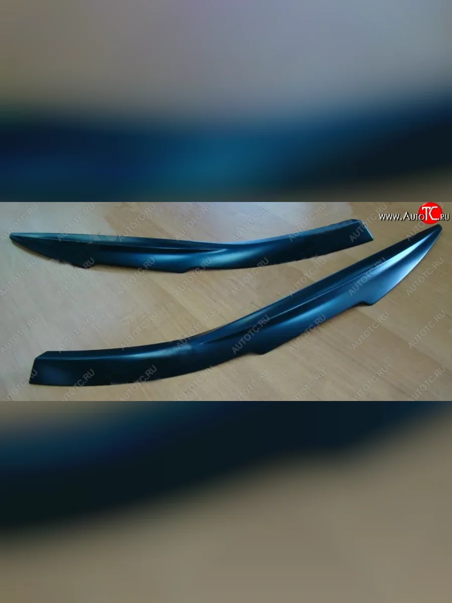 Реснички на фары Tuning-Sport v1 (фигурные) Chevrolet Cruze J305 хэтчбек дорестайлинг (2009-2012) (Неокрашенные)  в Перми Пермском крае