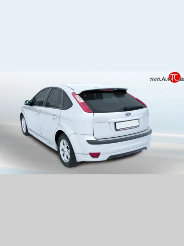 Накладка заднего бампера FT Ford Focus  2 (2004-2008) хэтчбэк 3 дв. дорестайлинг, хэтчбэк 5 дв. дорестайлинг
