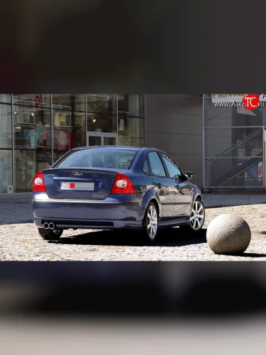 Накладка бампера MS Ford Focus  2 (2004-2008)  седан дорестайлинг