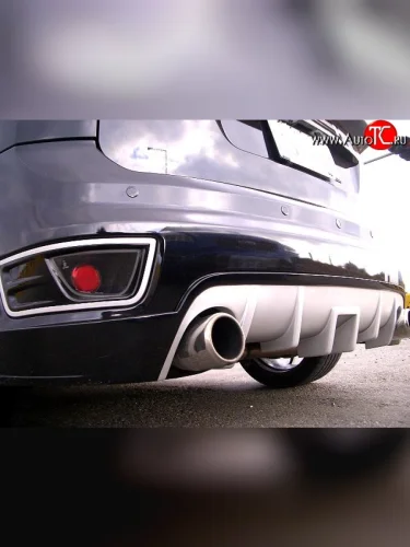 Накладка заднего бампера ST Sport Ford Focus  2 (2004-2008) хэтчбэк 3 дв. дорестайлинг, хэтчбэк 5 дв. дорестайлинг