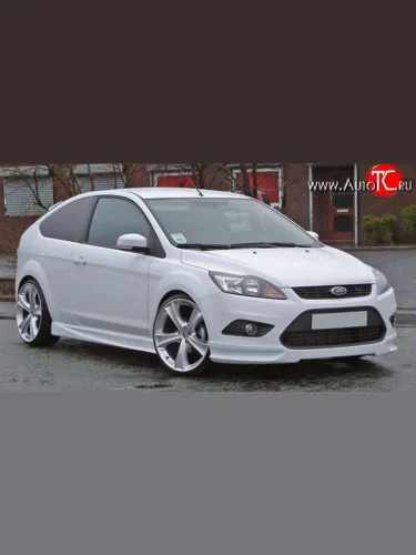 Пороги накладки Loder 1899 Ford Focus  2 (2004-2011)  седан дорестайлинг, универсал дорестайлинг, хэтчбэк 3 дв. дорестайлинг, хэтчбэк 5 дв. дорестайлинг, седан рестайлинг, универсал рестайлинг, хэтчбэк 3 дв. рестайлинг, хэтчбэк 5 дв. рестайлинг