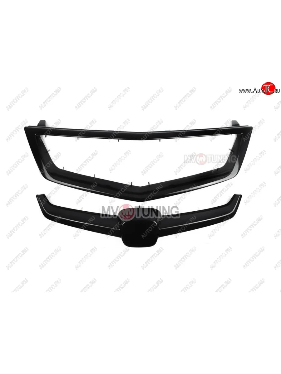 Решётка радиатора (дорестайлинг) Sport v2 Honda Accord 8 CU седан дорестайлинг (2008-2011) (Неокрашенная, Без сетки)  в Воронеже Воронежской области