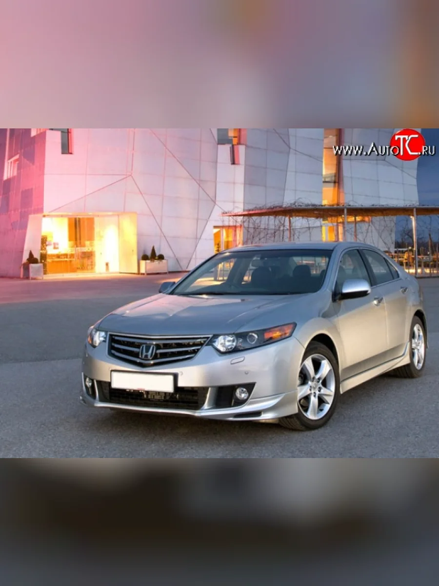 Накладка переднего бампера Type-S  Honda Accord (2008-2011) 8 CU (Неокрашенная)  в Самаре Самарской области
