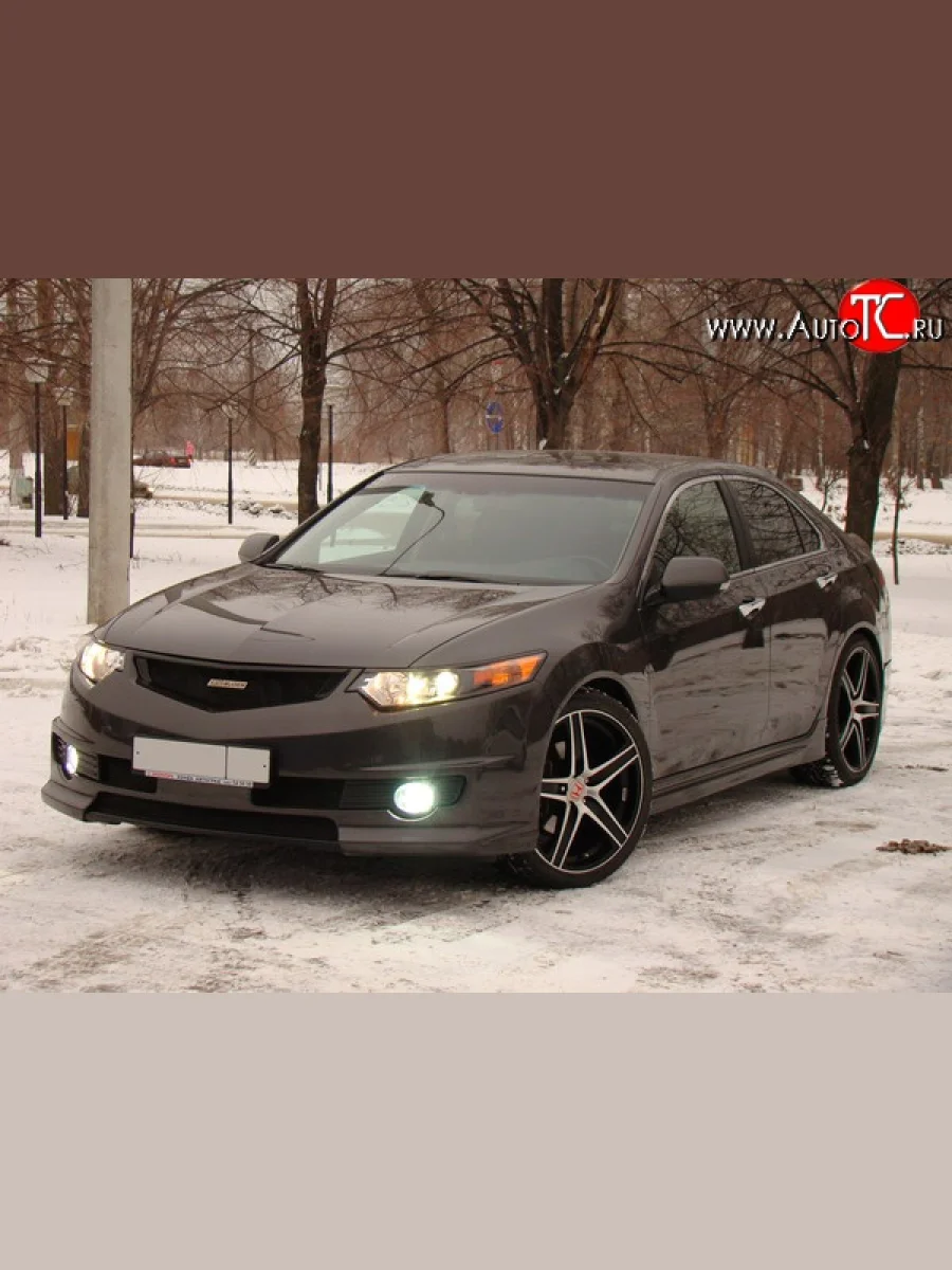 Передний бампер MUGEN Honda Accord 8 CU седан дорестайлинг (2008-2011) (Неокрашенный)  в Самаре Самарской области