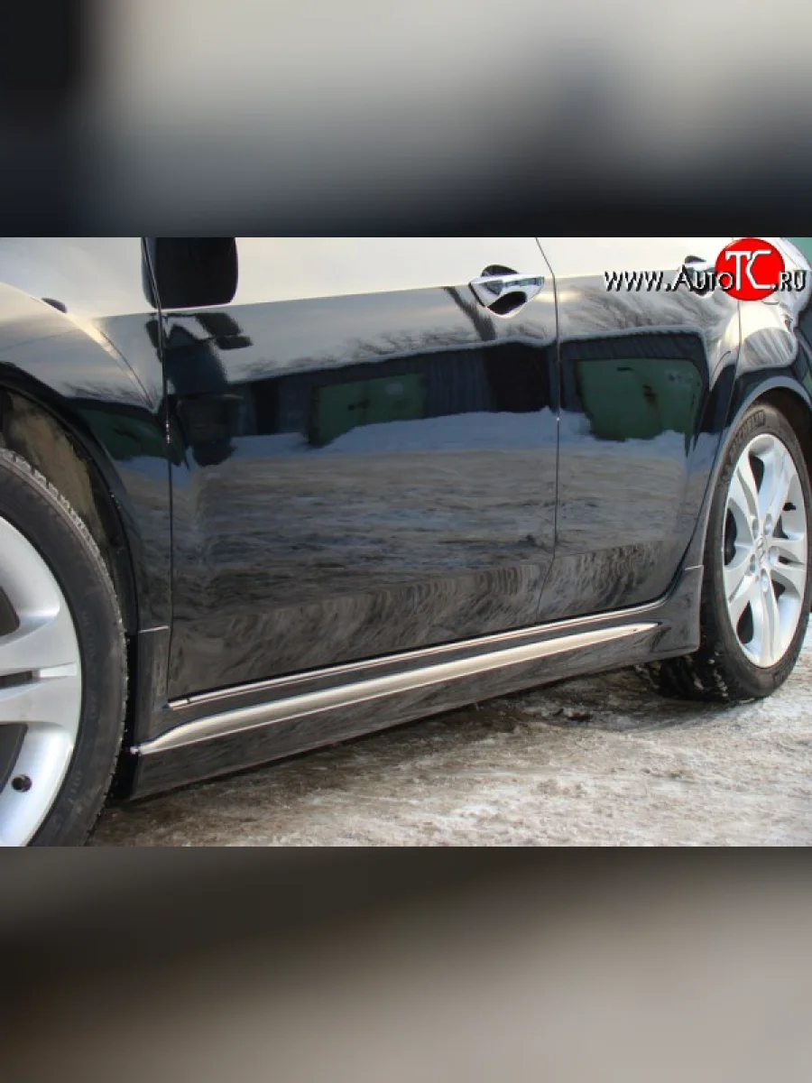 Пороги накладки MUGEN Honda Accord 8 CU седан дорестайлинг (2008-2011) (Неокрашенные)  в Самаре Самарской области