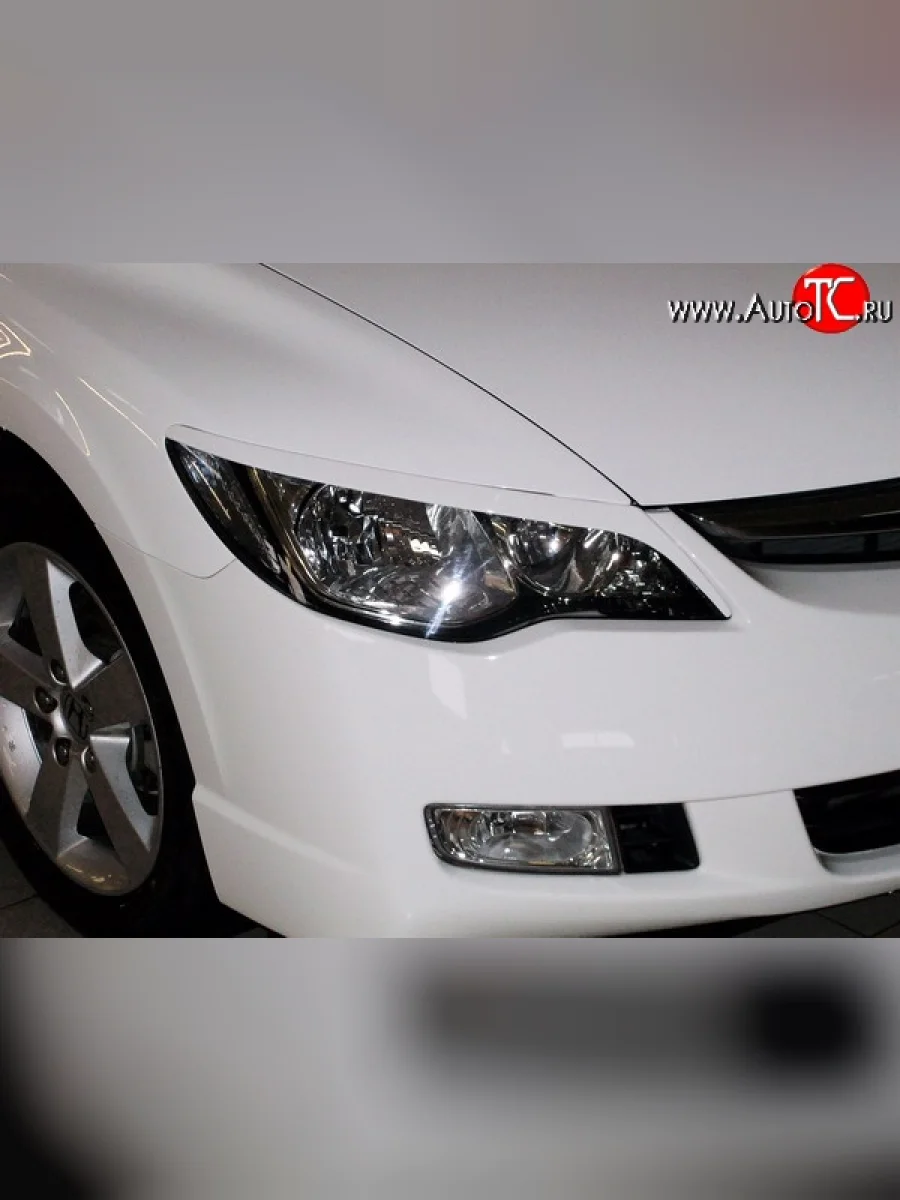 Реснички Mugen Honda Civic FD седан дорестайлинг (2005-2008) (Неокрашенные)  в Воронеже Воронежской области