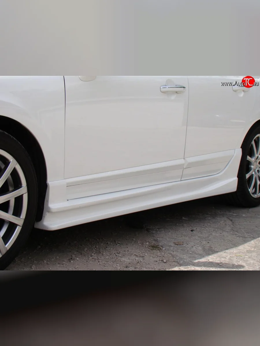 Пороги накладки INGS Extreem Honda Civic FD седан дорестайлинг (2005-2008) (Неокрашенные)  в Керчи Республика Крым