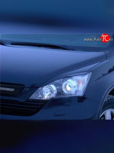 Реснички Sport на фары Honda CR-V  RE1,RE2,RE3,RE4,RE5,RE7 (2007-2010) дорестайлинг