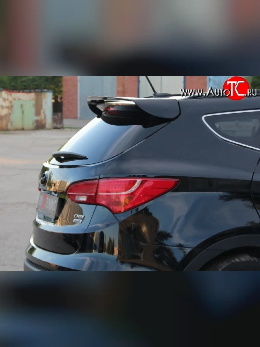 Спойлер Sport Hyundai Santa Fe DM дорестайлинг (2012-2016) (Неокрашенный)  в Керчи Республика Крым