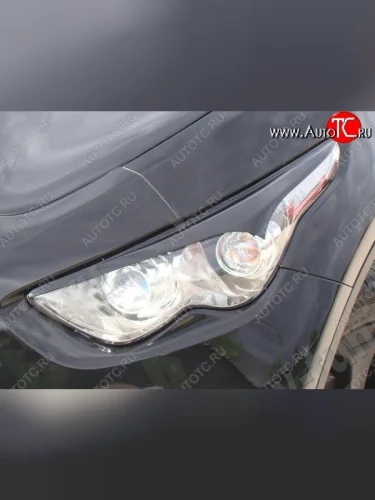 Реснички на фары Tuning-Sport v1 INFINITI FX35  S51 (2008-2011) дорестайлинг