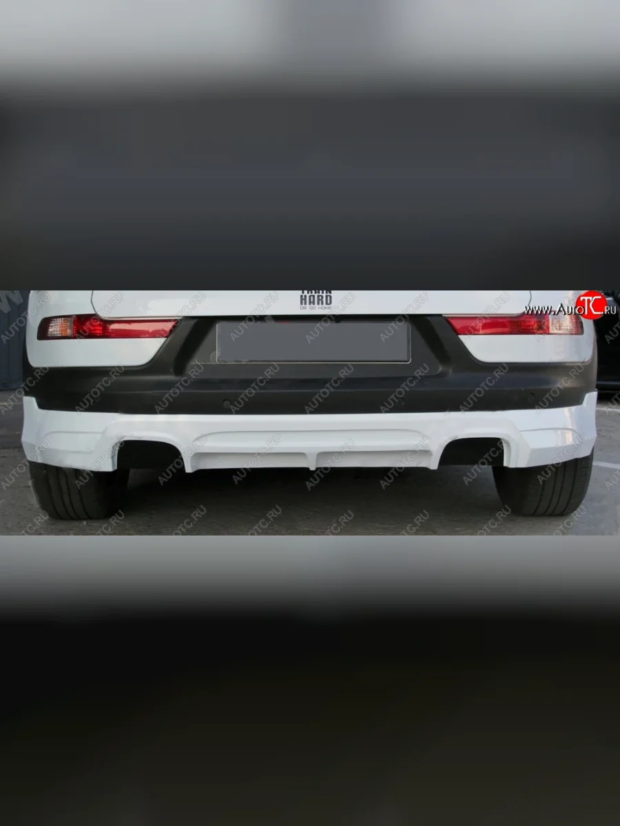 Накладка на задний бампер JSW Style  KIA Sportage (2010-2016) 3 SL (Неокрашенная)  в Самаре Самарской области