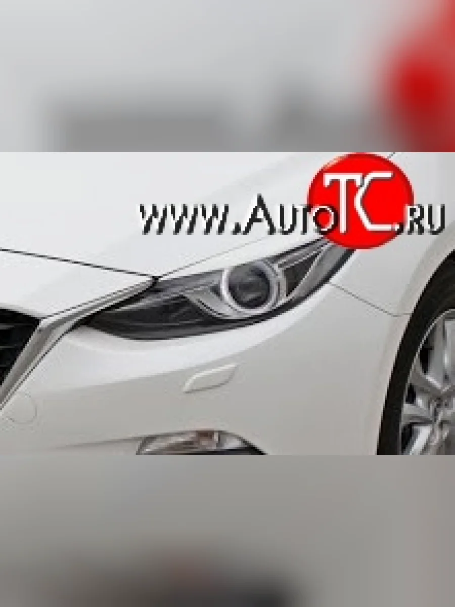 Реснички на фары Sport Mazda 3/Axela BM дорестайлинг седан (2013-2016) (Неокрашенные)  в Самаре Самарской области
