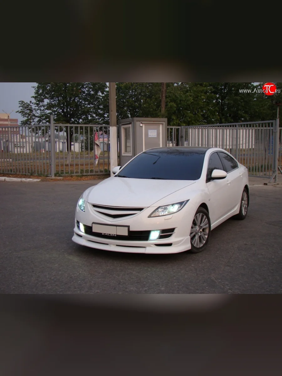 Решётка радиатора Sport Mazda 6 GH дорестайлинг лифтбэк (2007-2010) (Неокрашенная)  в Перми Пермском крае