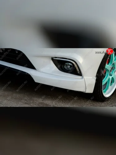 Клыки на передний бампер Sport Mazda 6  GJ (2012-2015) дорестайлинг седан