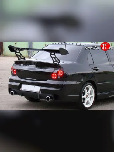 Задний бампер INGS Extreem Mitsubishi Lancer  9 CS (2003-2009) седан 1-ый рестайлинг, седан 2-ой рестайлинг
