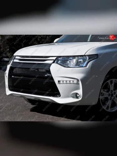 Передний бампер Tuning-Sport Mitsubishi Outlander  GF (2012-2014) дорестайлинг