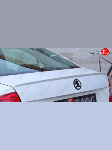 Лип спойлер Tuning-Sport Skoda Rapid  NH3 (2012-2017) дорестайлинг лифтбэк