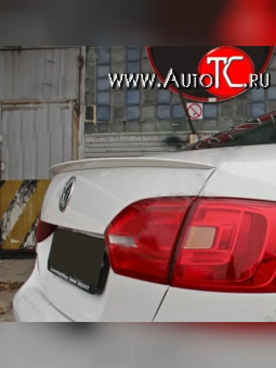 Лип спойлер Sport Volkswagen Jetta A6 седан дорестайлинг (2011-2015) (Неокрашенный)  в Самаре Самарской области