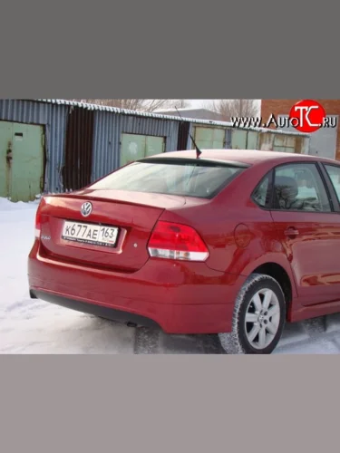 Козырёк на заднее лобовое стекло Sport Volkswagen Polo  Mk5 6R,6C,61 (2009-2020) седан дорестайлинг, хэтчбек 5 дв. рестайлинг