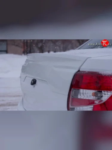 Лип спойлер-накладка Кураж v4 Лада ВАЗ Гранта  2190 - Гранта Спорт ( 2191,  2190)