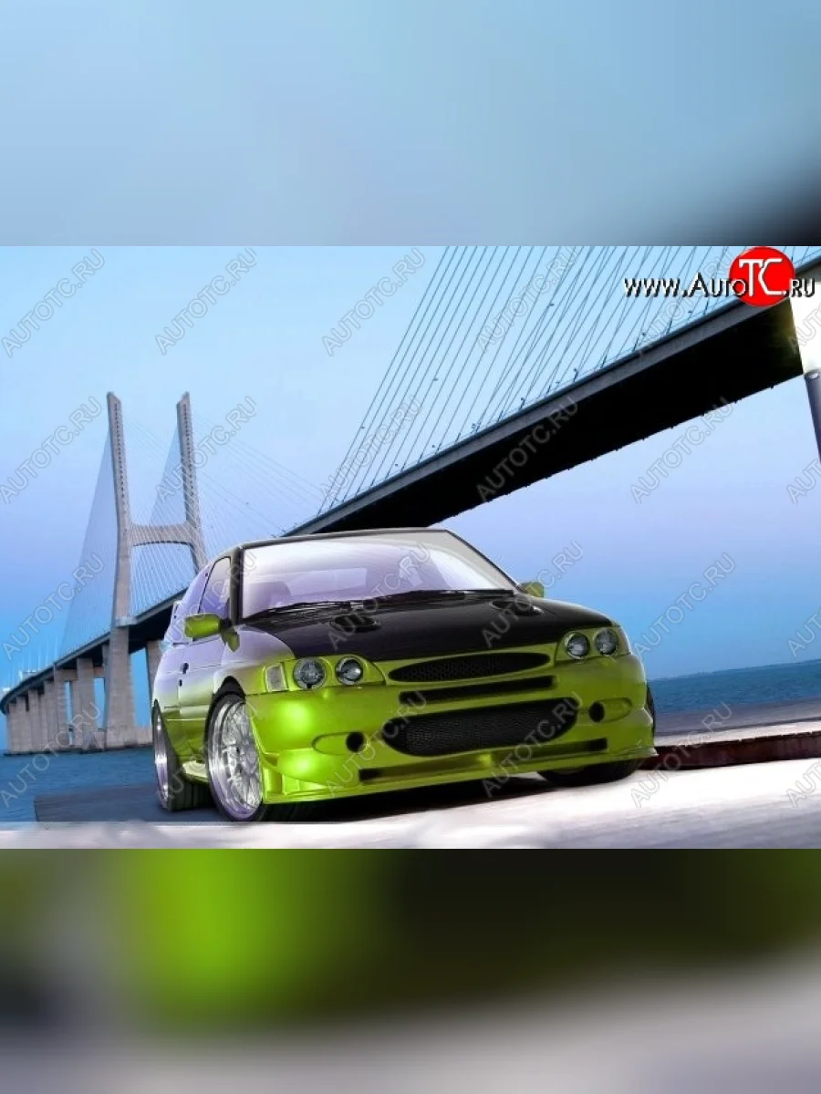 Передний бампер МК1 Ford Escort ANL 1-ый рестайлинг универсал (1992-1994)  в Самаре Самарской области