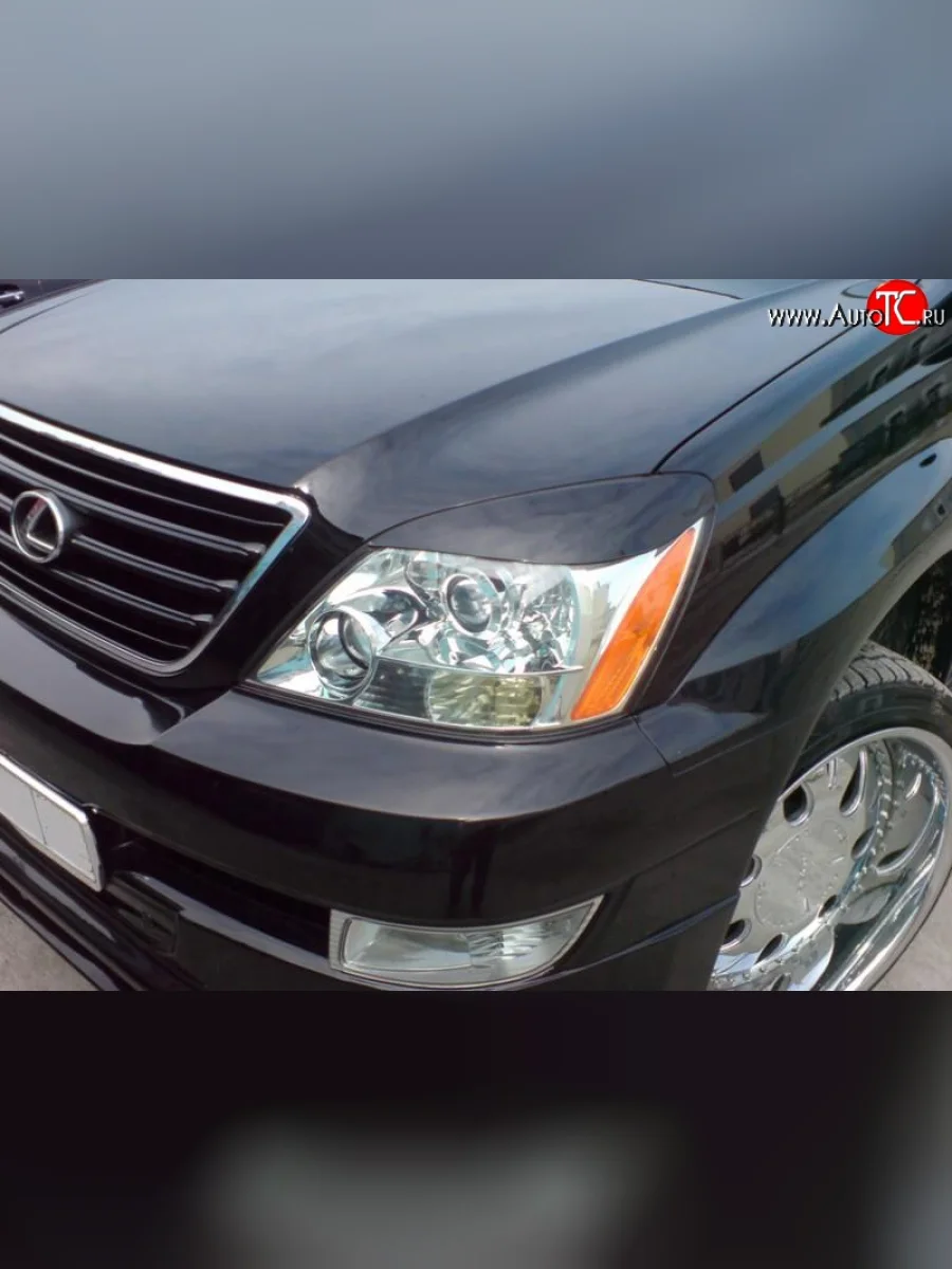 Реснички Sport Lexus GX470 J120 дорестайлинг (2002-2007) (Неокрашенные)  в Керчи Республика Крым