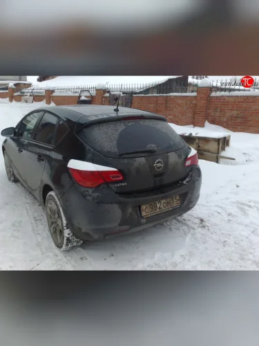 Реснички Sport на фонари Opel Astra J хэтчбек 5 дв. дорестайлинг (2009-2012)