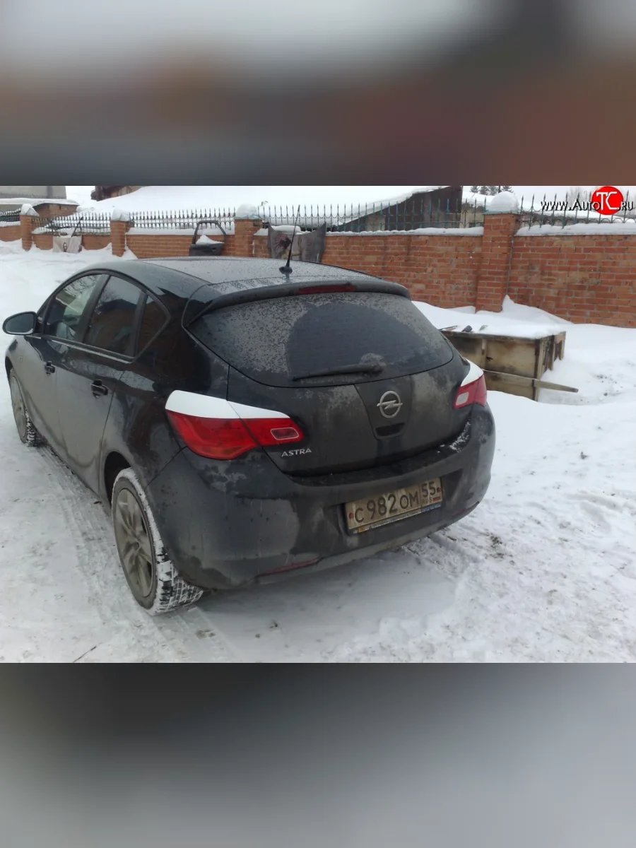 Реснички Sport на фонари Opel Astra J хэтчбек 5 дв. дорестайлинг (2009-2012)  в Воронеже Воронежской области