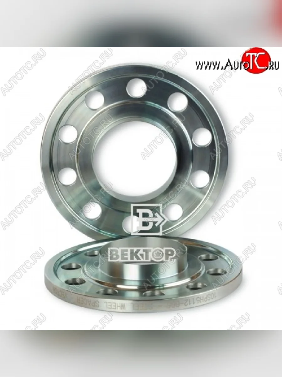 Шайба-проставка 10.0 мм Вектор 10.0 72.6 72.6 5 120.0 Cadillac CTS седан (2007-2013) 5x120.0xDIA72.6xM14x1.5