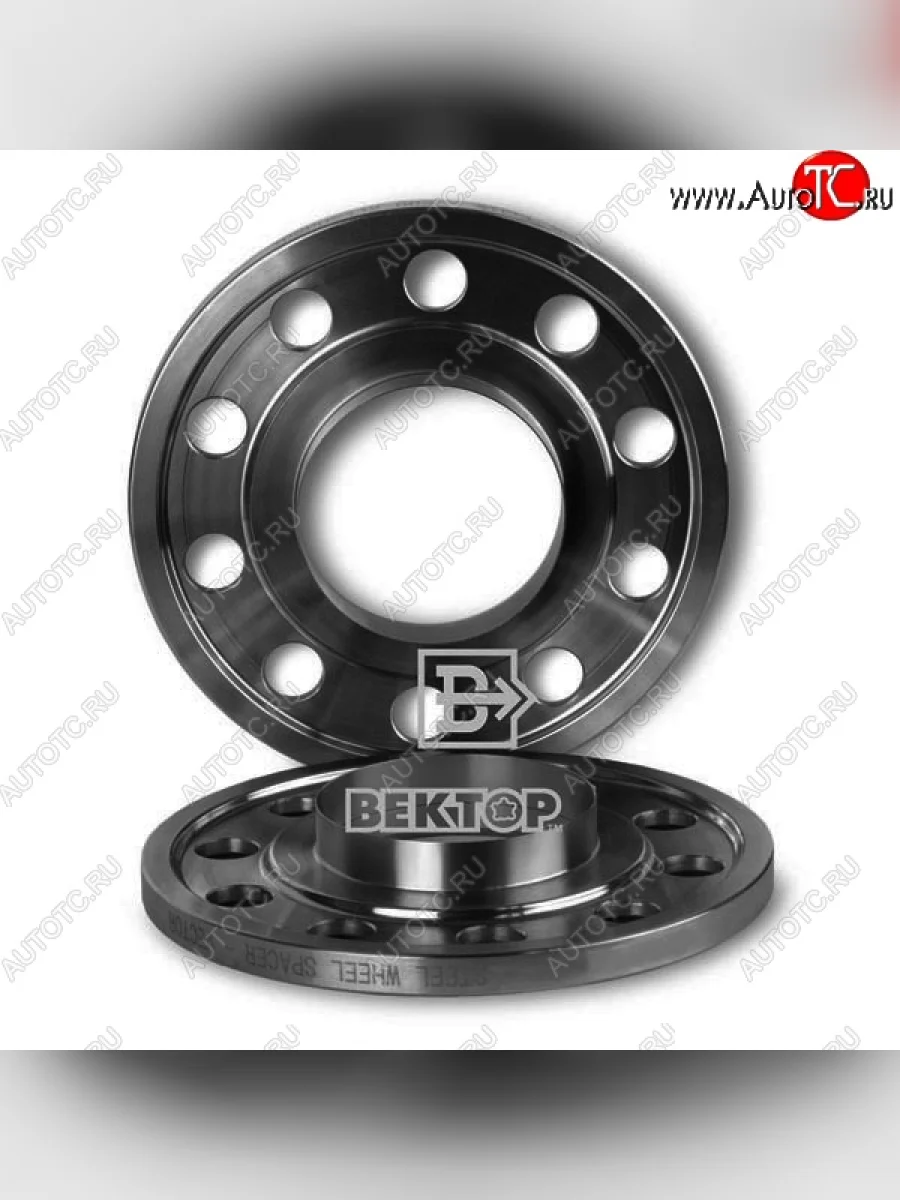 Шайба-проставка 10.0 мм Вектор (черная) 10.0 72.6 72.6 5 120.0 BMW Z4 E85 (2002-2008) 5x120.0xDIA72.6xM12x1.5