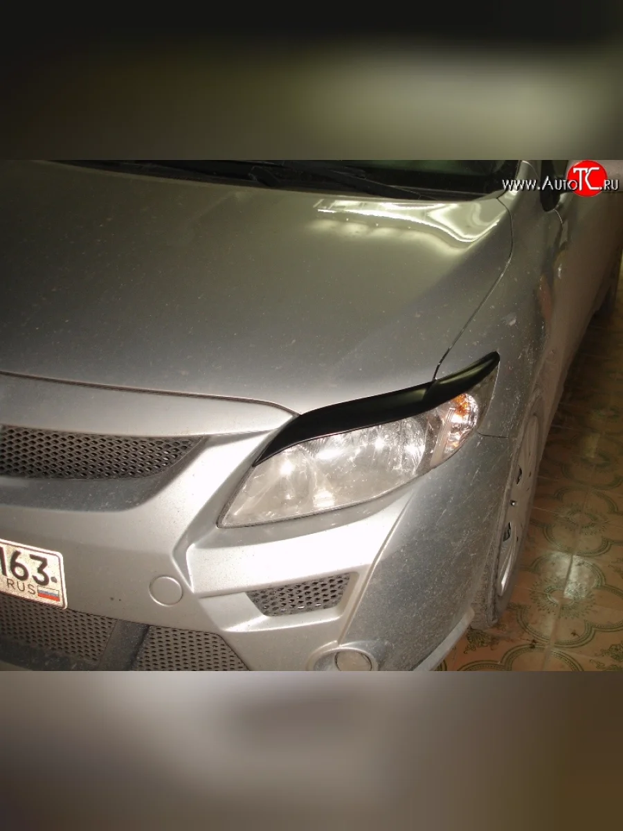 Реснички Elegance Toyota Corolla E150 седан дорестайлинг (2006-2010) (Неокрашенные)  в Керчи Республика Крым