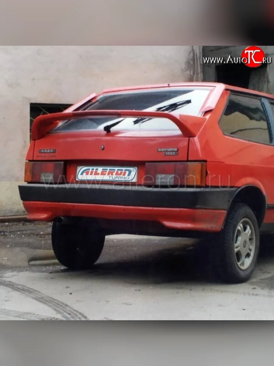 Накладка на задний бампер Aileron Лада ВАЗ 2108 (1984-2003) (Неокрашенная)  в Керчи Республика Крым