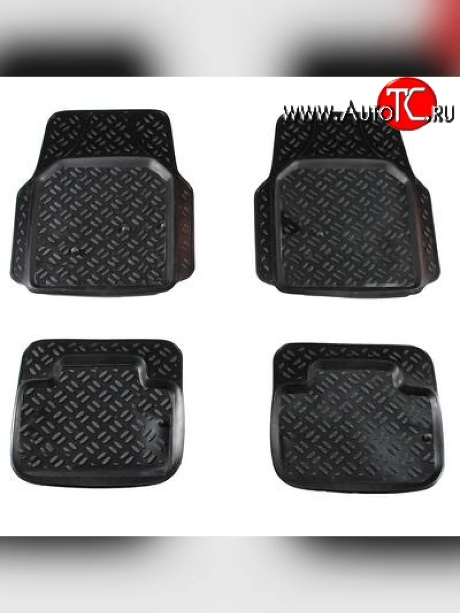 Комплект универсальных ковриков в салон Aileron 4 шт. (полиуретан). Fiat Idea 350 дорестайлинг (2003-2006)