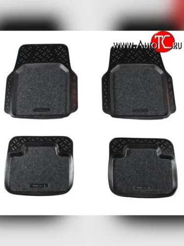 Комплект универсальных ковриков в салон Aileron 4 шт. (полиуретан, покрытие Soft) INFINITI Qx50 J50 дорестайлинг (2013-2016)