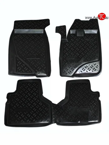 Комплект ковриков в салон Aileron 4 шт. (полиуретан) Chevrolet Niva 2123 рестайлинг (2009-2020)