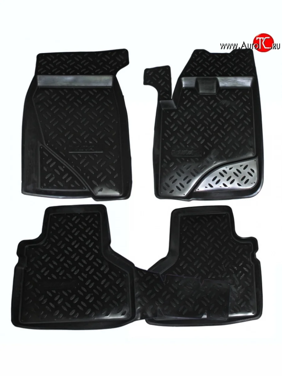 Комплект ковриков в салон Aileron 4 шт. (полиуретан) Лада ВАЗ 2123 (Нива Шевроле) 1 рестайлинг (2009-2020)  в Керчи Республика Крым