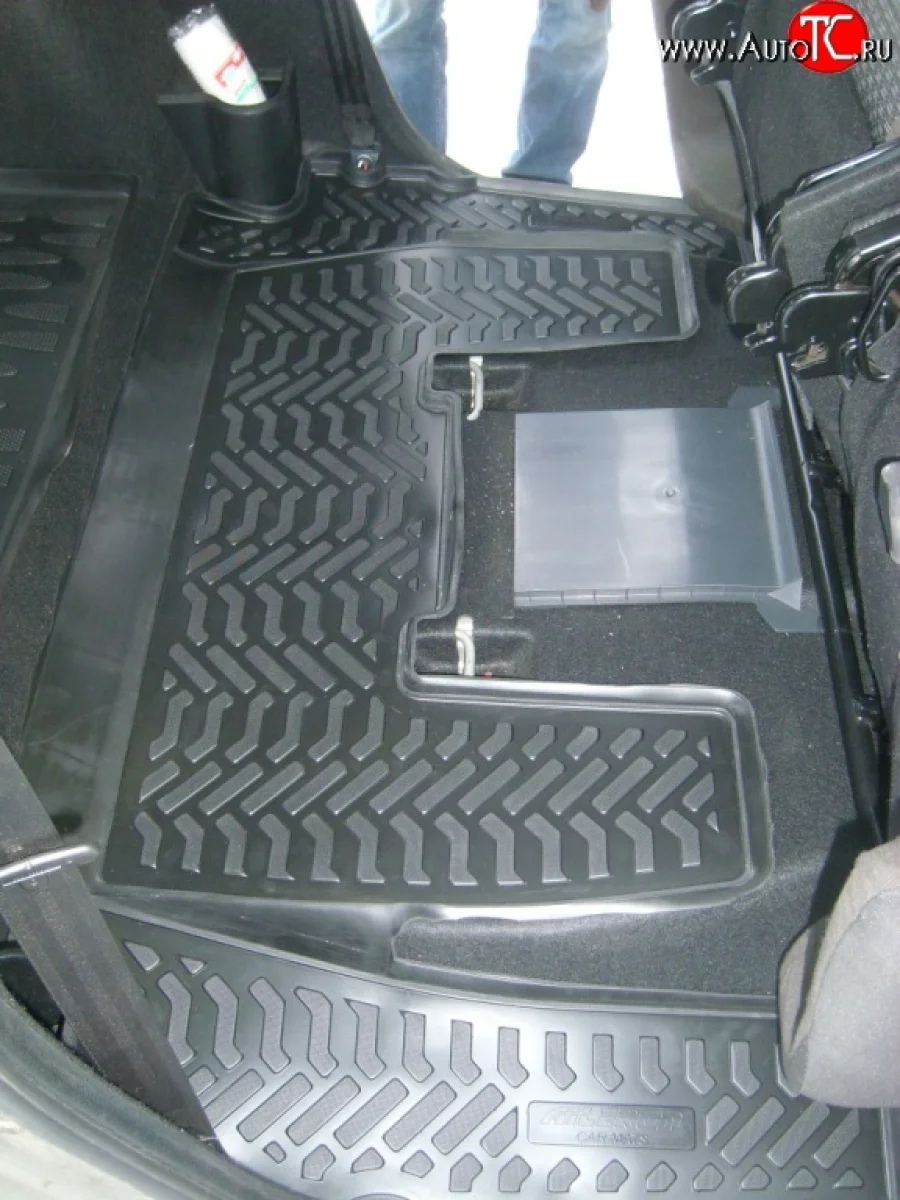 Коврик в салон Aileron 1 шт. (полиуретан, 3-й ряд, цельный) Лада ВАЗ Ларгус дорестайлинг R90 (2012-2021)  в Перми Пермском крае